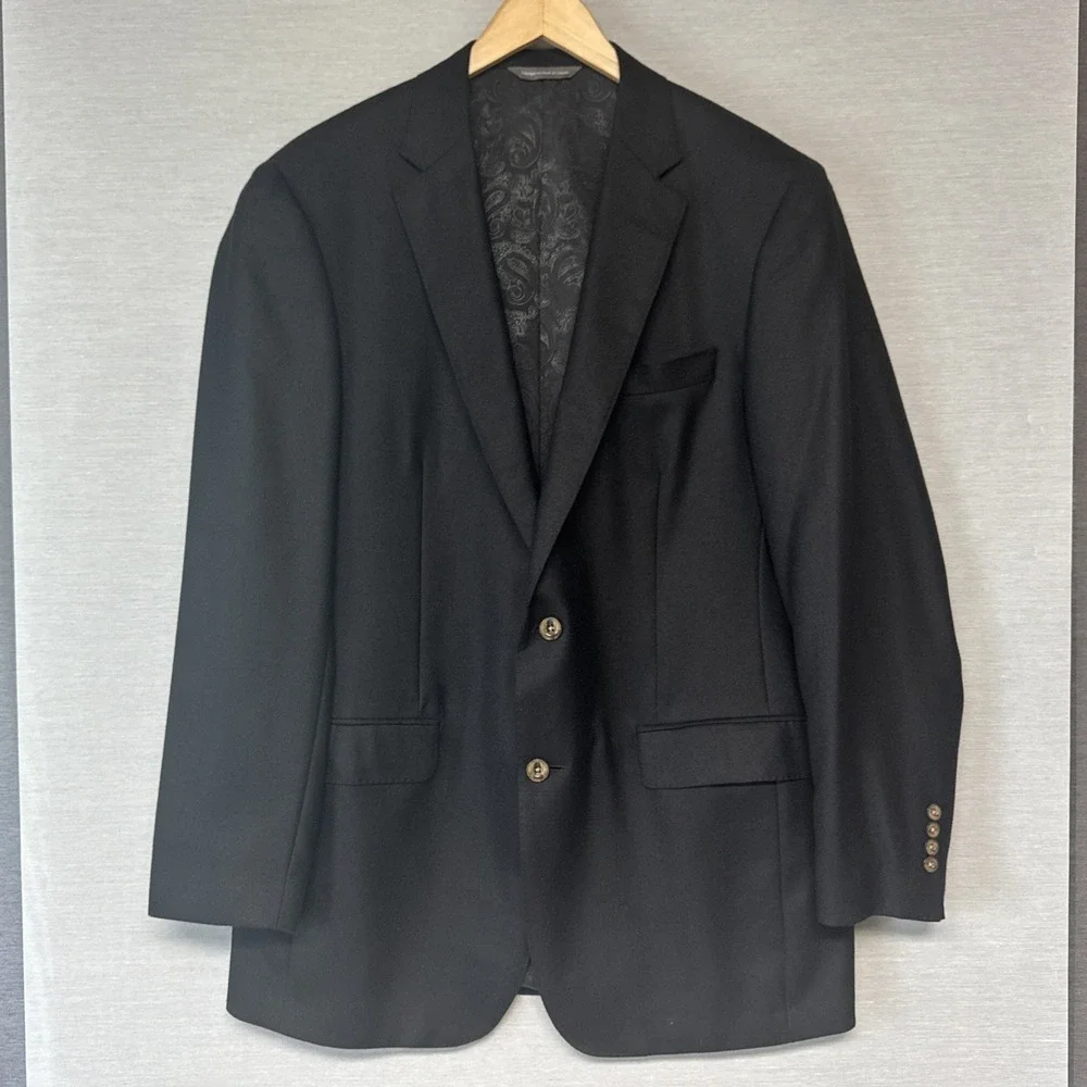 JP Tilford Samuelsohn 100% Pure Cashmere Blazer Men 42 L Lanificio di Pray Italy